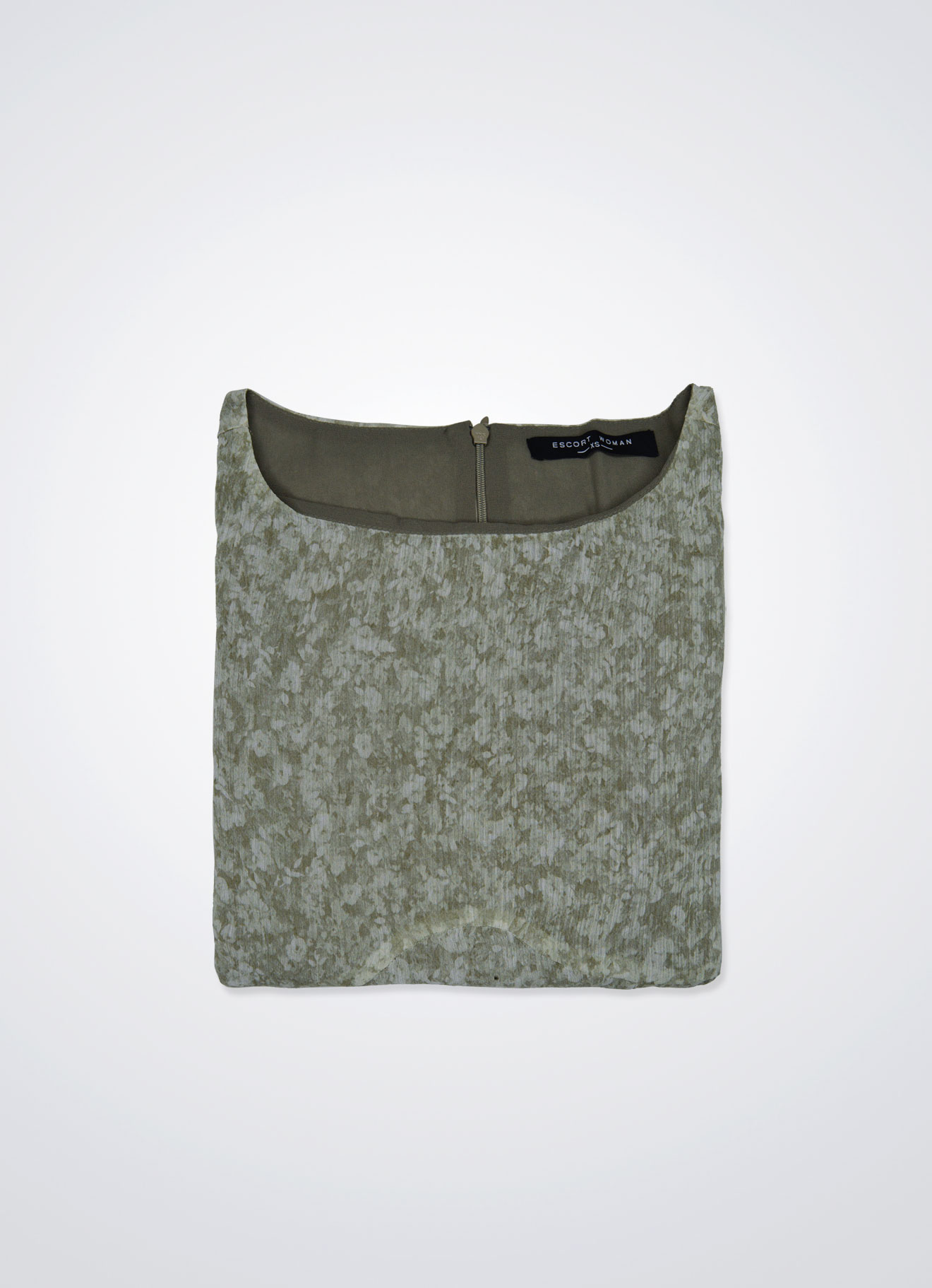 Twill by Floral Sleeveless Ruffle Dress