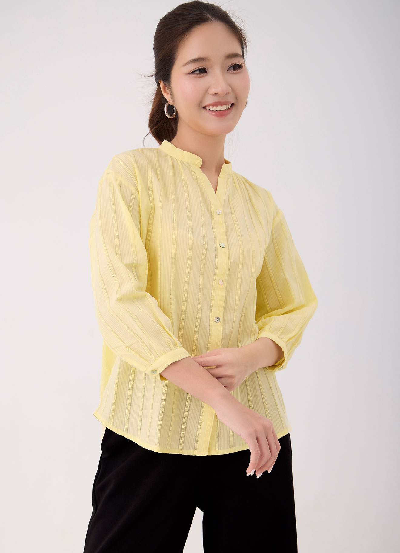 Vanilla-Custard  by Long Sleeve Shirt