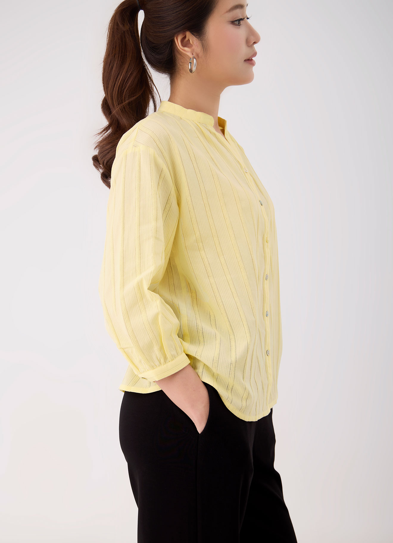 Vanilla-Custard  by Long Sleeve Shirt