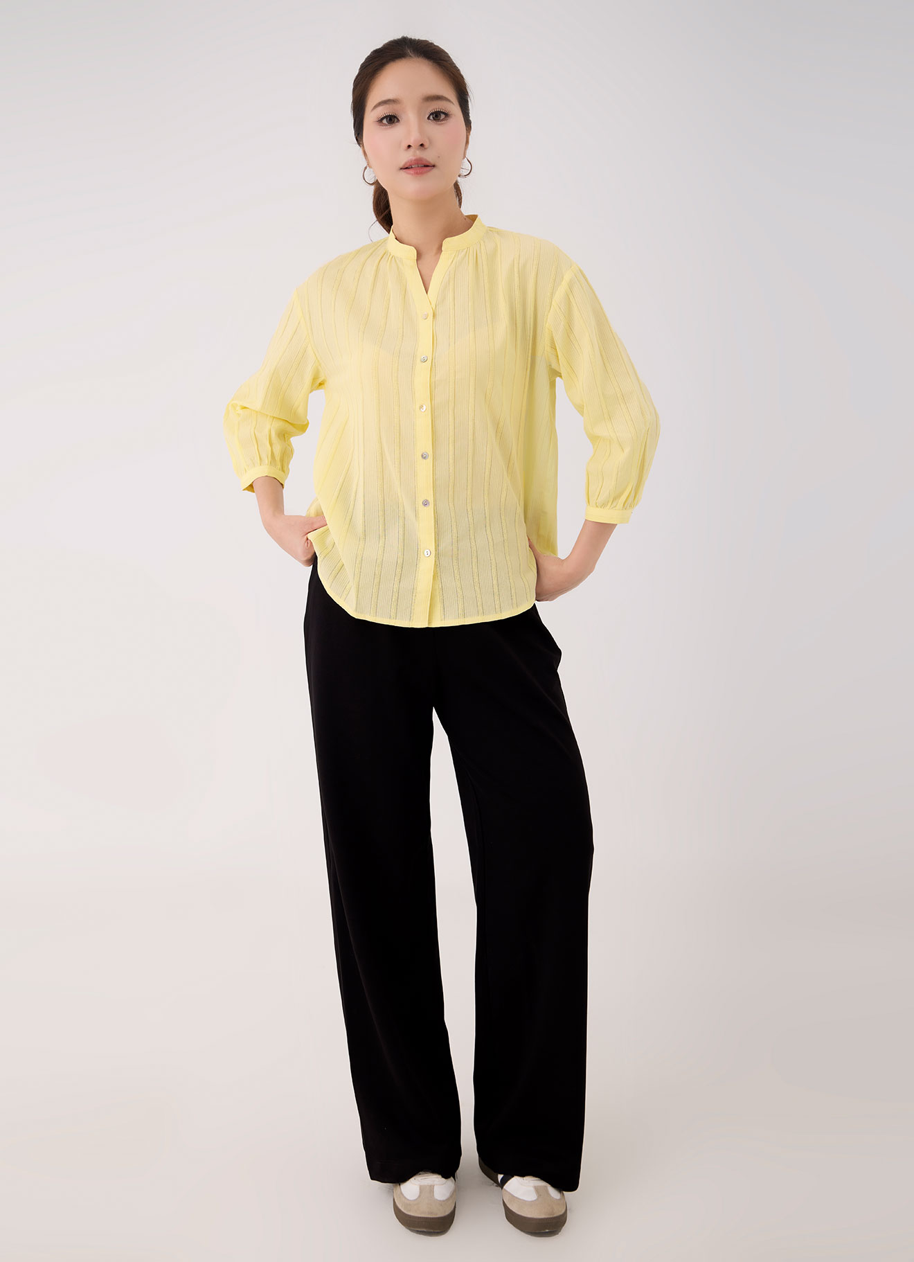 Vanilla-Custard  by Long Sleeve Shirt