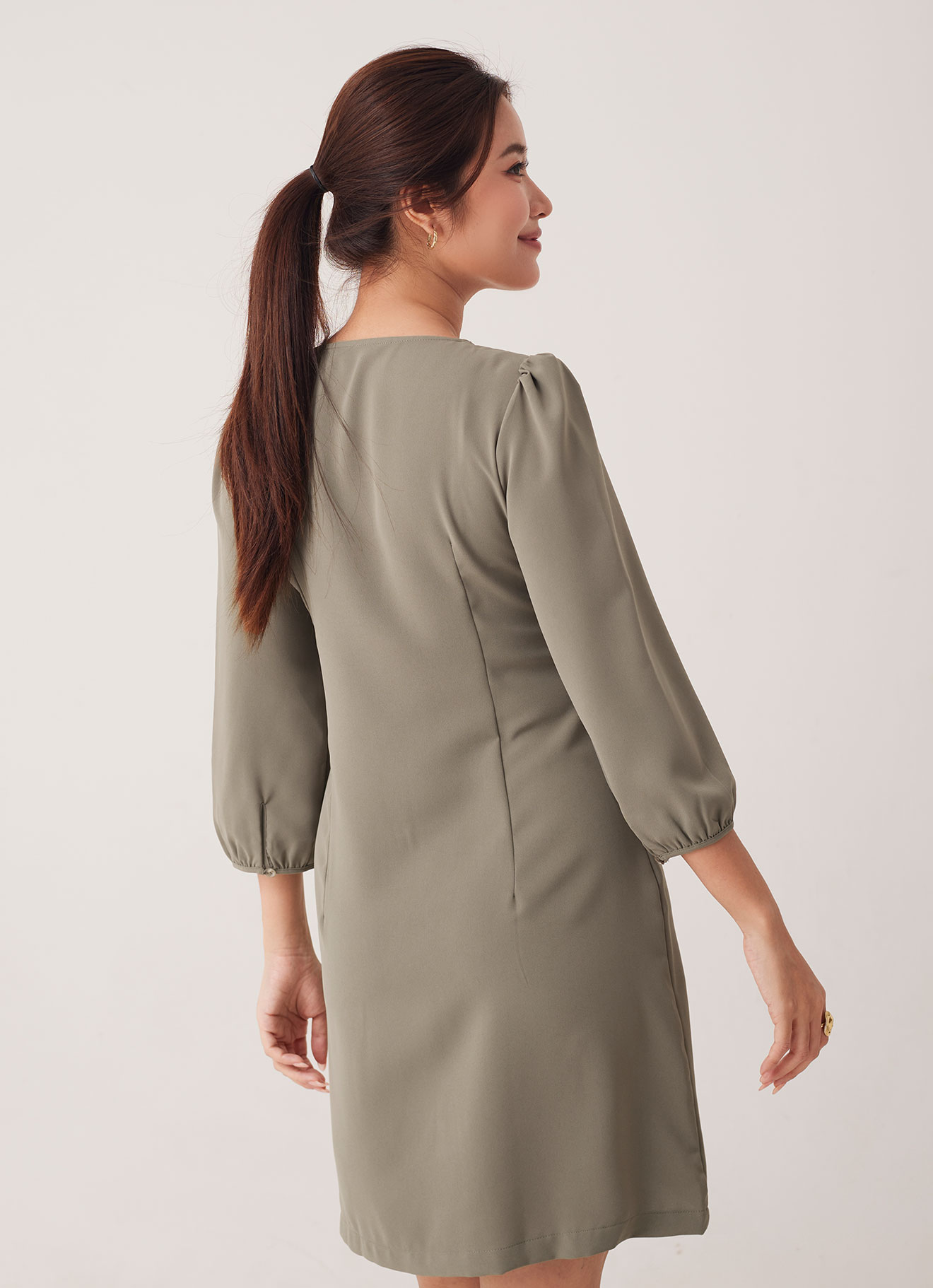 Vetiver  by Sleeve Dress
