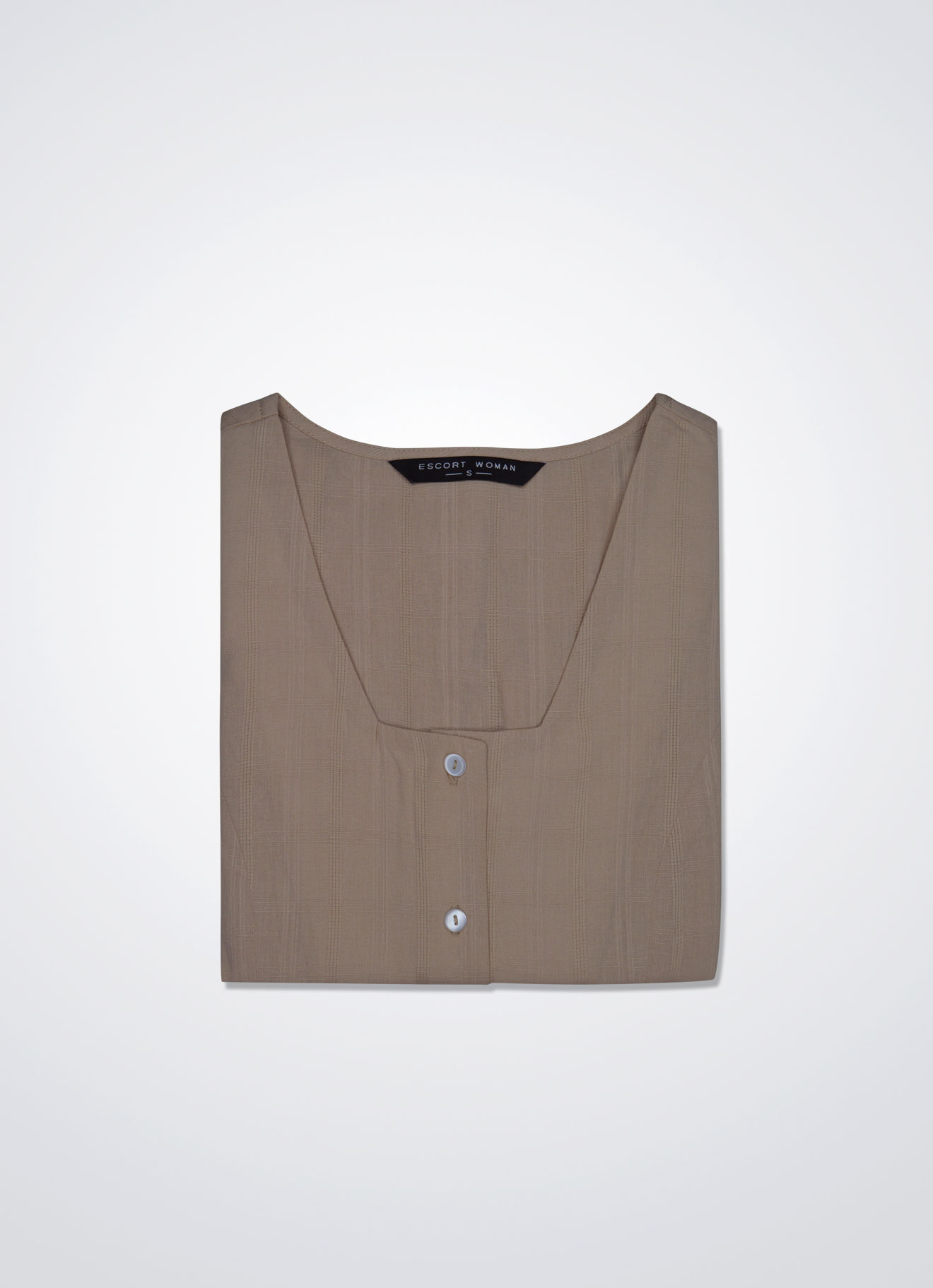 Warm-Sand by Sleeveless Blouse