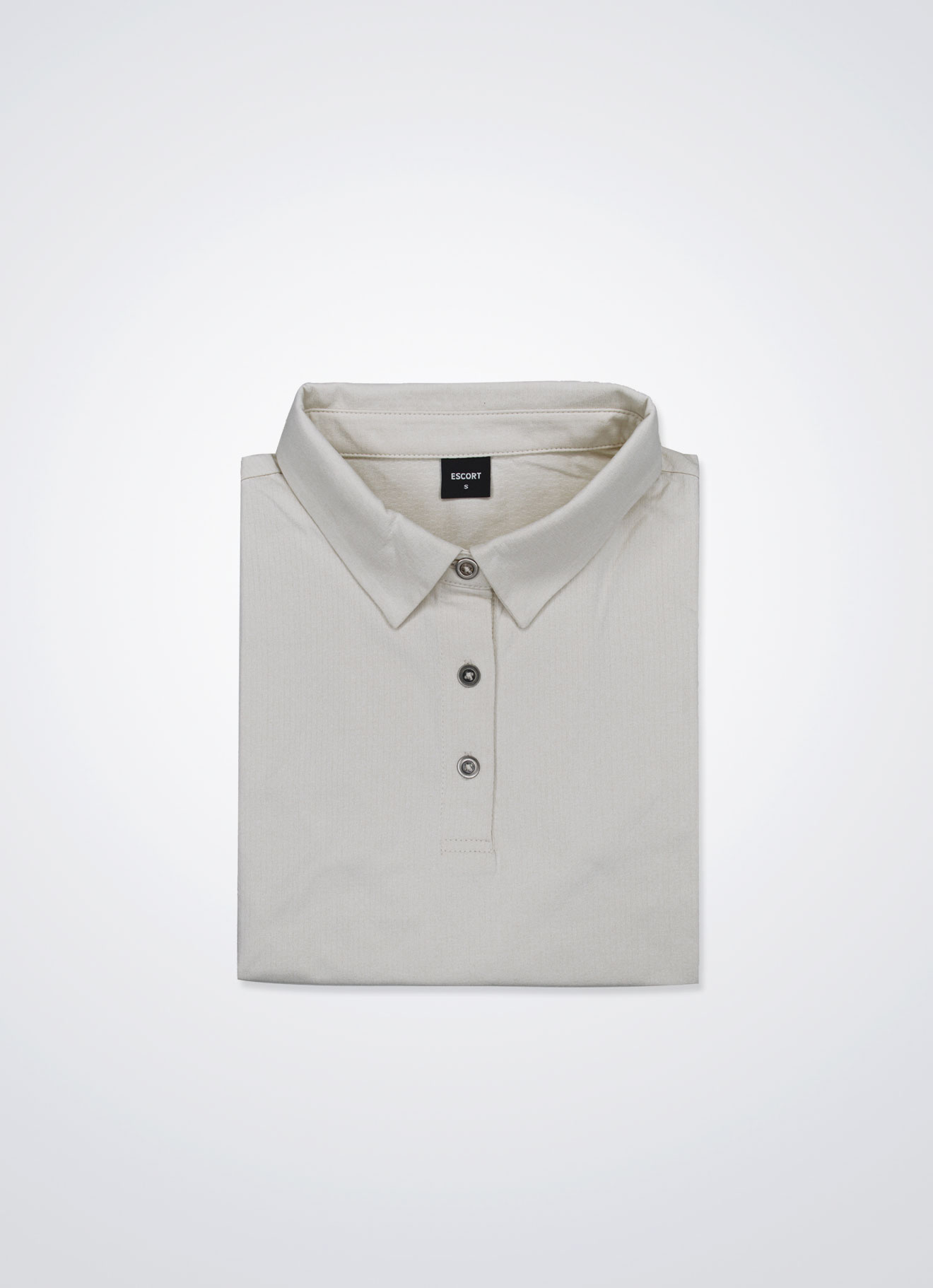 White-Swan by Short-Sleeve Polo Shirt