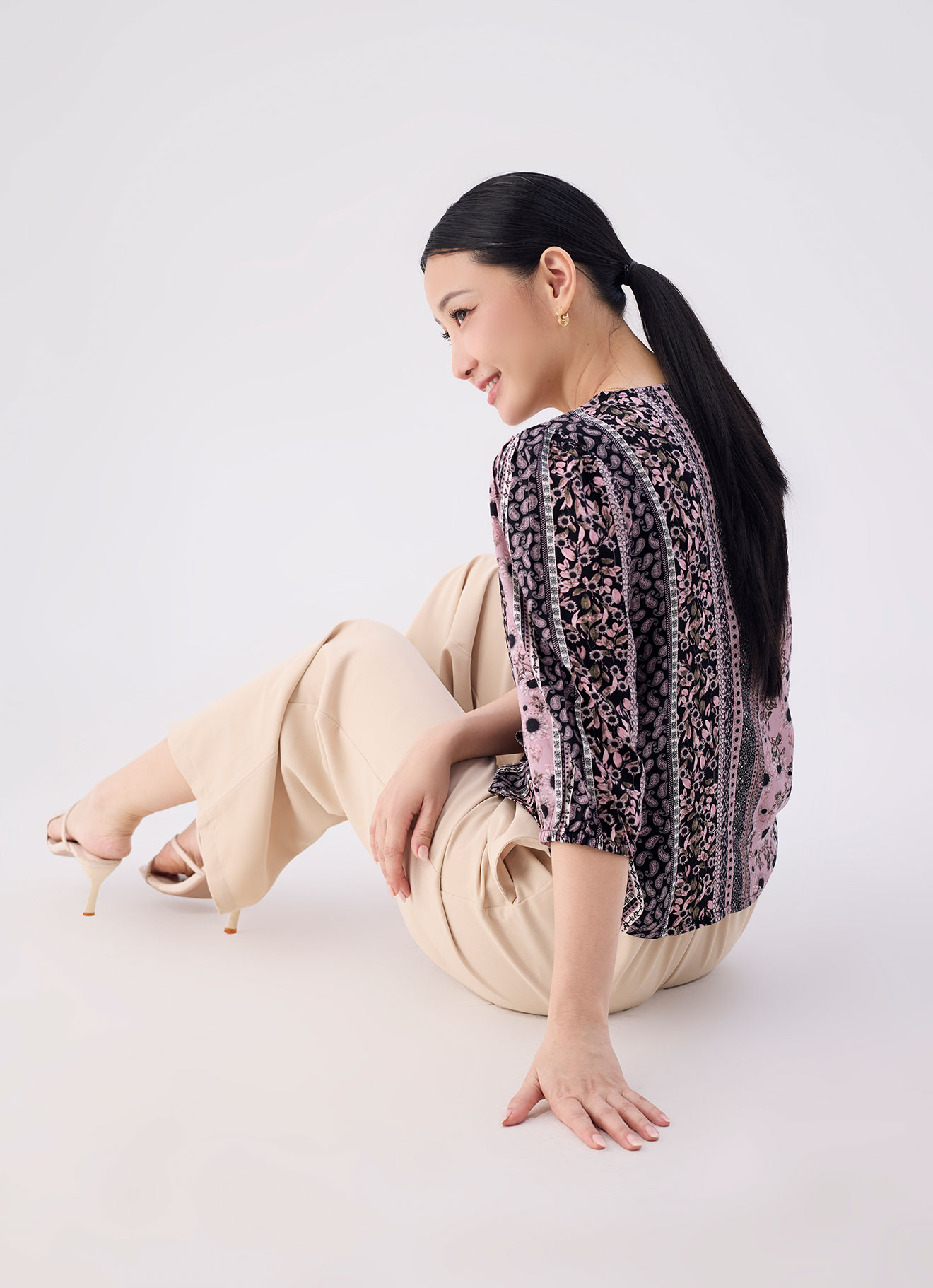 Woodrose by Floral Printed Blouse