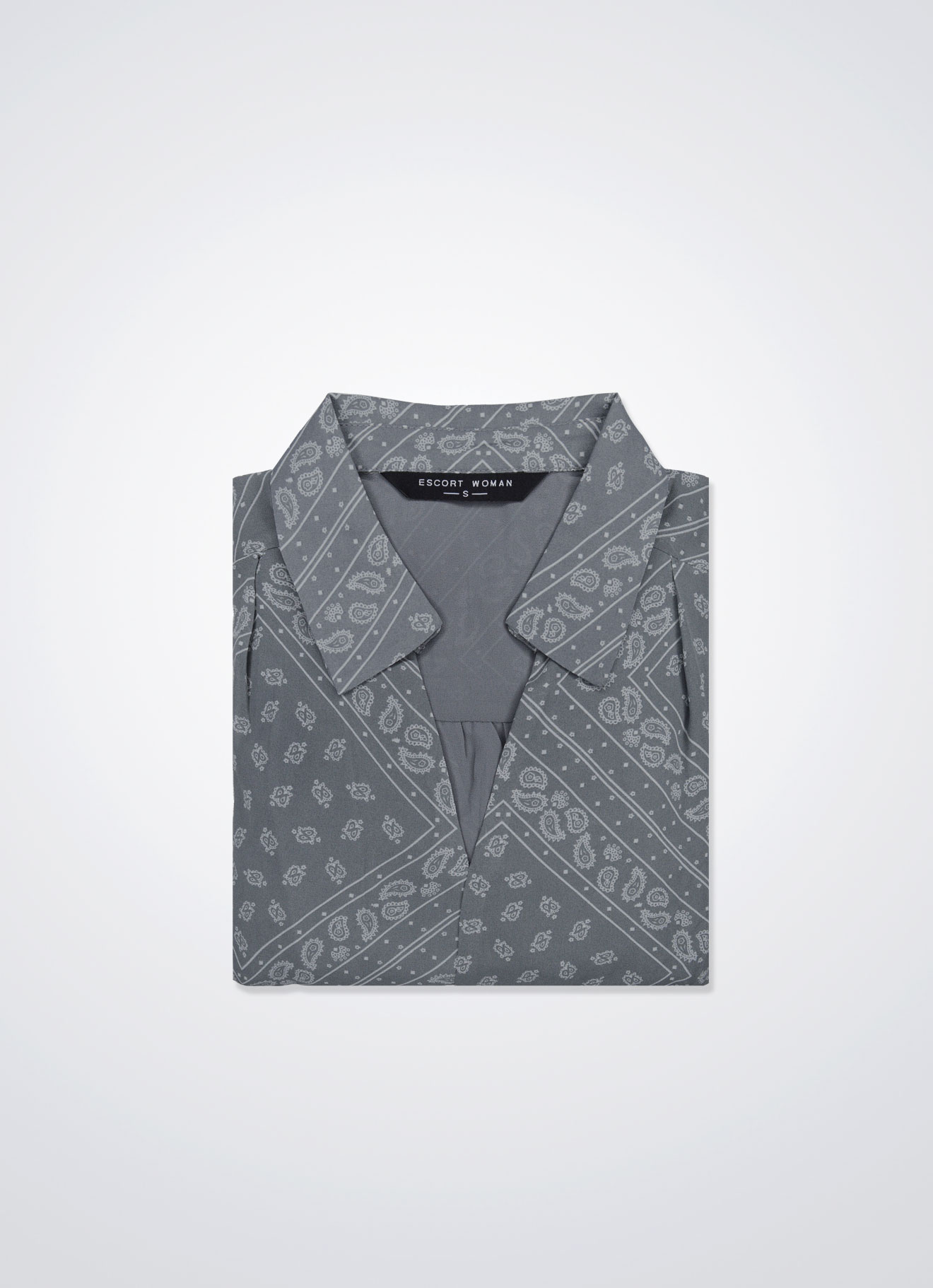 Wrought-Iron by Shirt Collar Dress with Belt